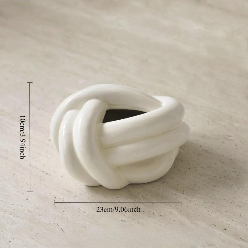 Creative Life Knot Fun Tissue Box Living Room Coffee Table Dining Table Bedroom Ceramic Paper Box Personalized Household Use