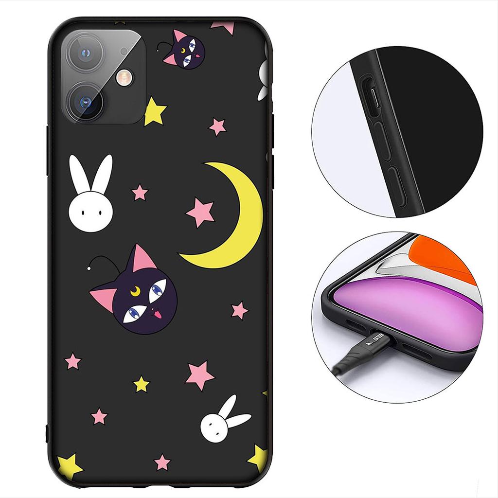 Чехол для телефона S-SailorS Anime Girl Moons для Samsung Galaxy S25 Edge S24 S23 FE Plus Ultra A16 A15 A55 A57 5G