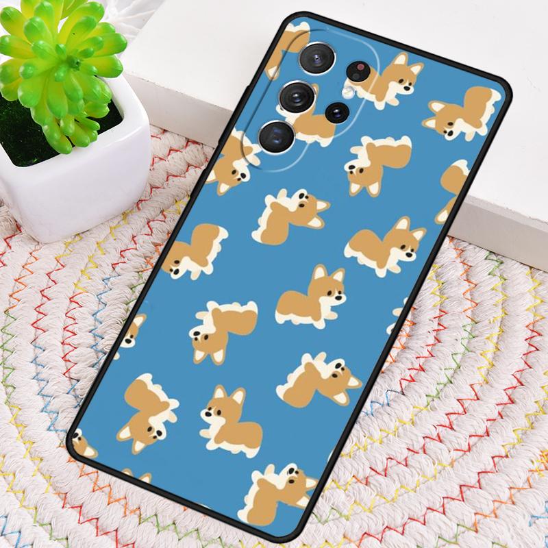 Коллаж с вельш-корги Чехол из ТПУ для телефона Samsung Galaxy note 10 pro S26 S25 S24 S23 S22 Ultra Plus S21 FE S20 Ударопрочный чехол