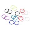 30 шт./кор. женские винтажные круглые серьги-кольца из смолы, цветные, антиаллергенные, стерильные, пластиковые, маленькие, серьги-гвоздики