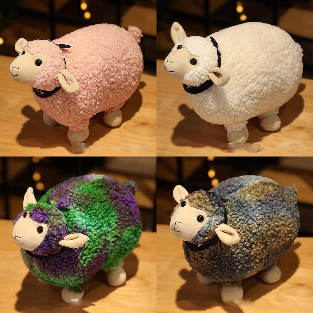 Игрушечное животное Овца Мягкая плюшевая декоративная кукла Украшение комнаты Подарок детям