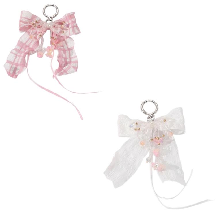 Жемчуг Банты Брелок Шармы для сумки Брелки для ключей автомобиля Шармы для сумки Аксессуары для украшения кошелька Рюкзака Подарки на День святого Валентина