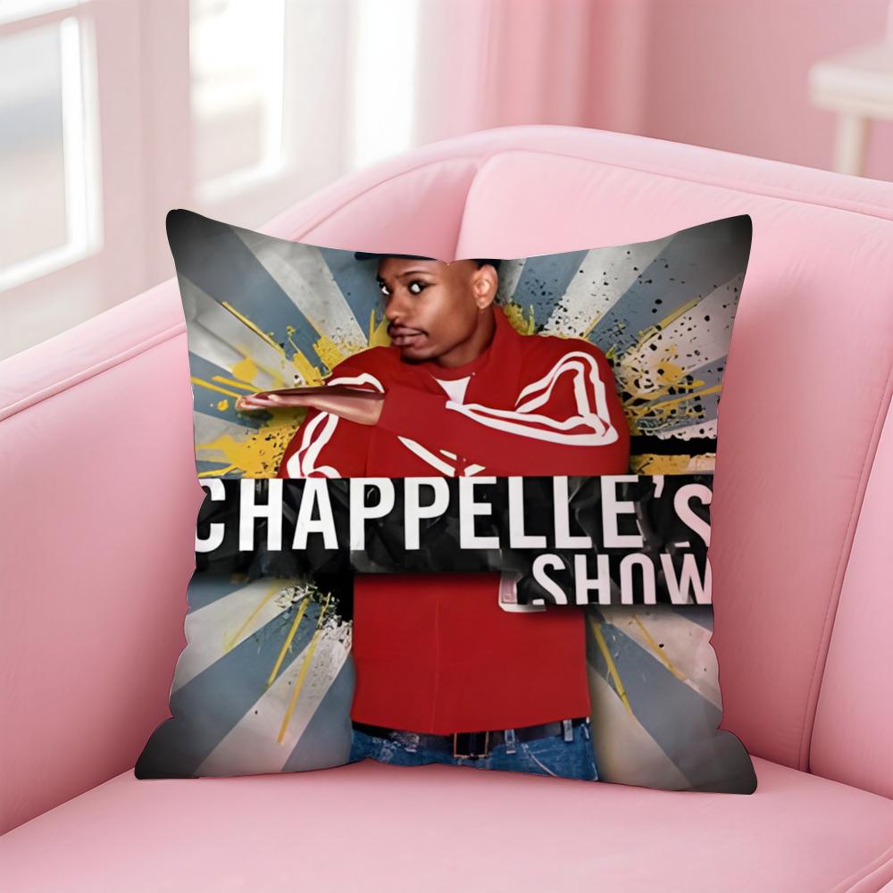 D-Dave Chappelle'S Show Наволочка для подушки Короткий плюш Невидимая молния Комната Диван Наволочка