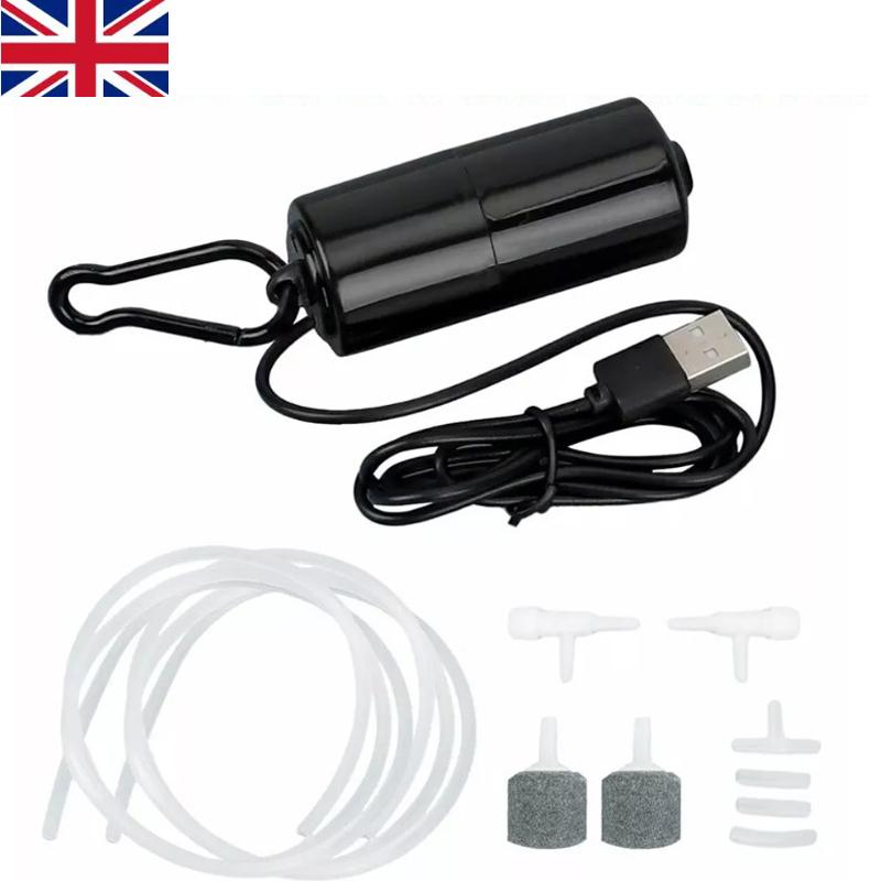 USB кислородный воздушный насос для аквариума Мини-аэратор для аквариума Бесшумные энергосберегающие инструменты