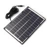 12V Solar Cells 6W Small Solar Panel Power Bank Battery System for DIY Outdoor Activity Cellphone Charger Device
