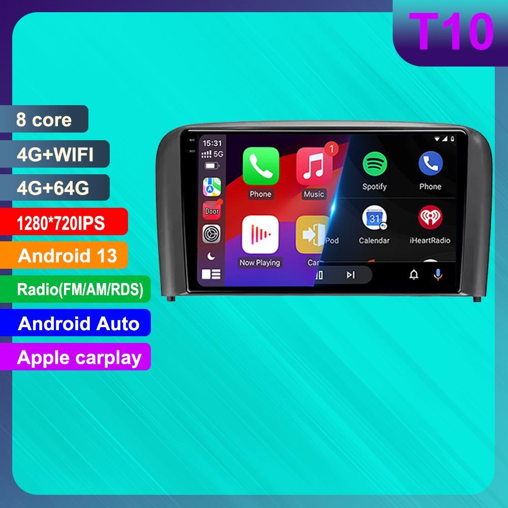 Совместимая с Volvo S80 GPS-навигация и HD-смарт-центральное управление Android с камерой заднего вида и CarPlay.