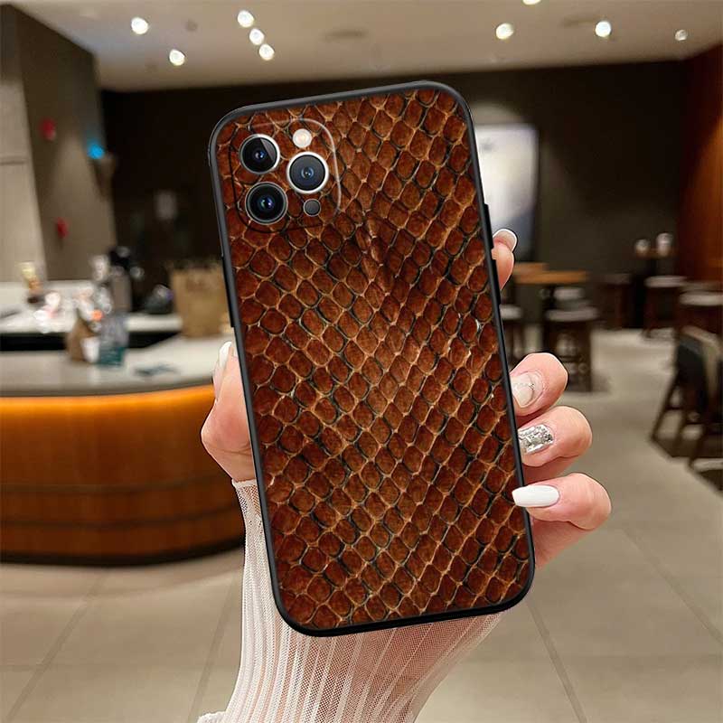 UP46 Snake Skin DIY Drawing New High-End Shell Phone Case for Xiaomi Poco F8 M4 M5 M6 M7 X3 X6 X7 Pro GT NFC Ultra