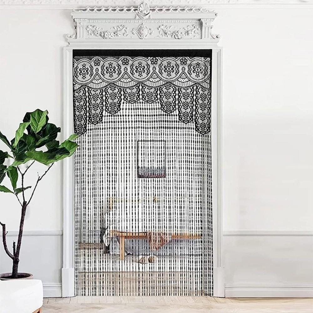 String Door String Curtain Jacquard Wall Closet Curtain Boho Door Drapes Curtain Decorations