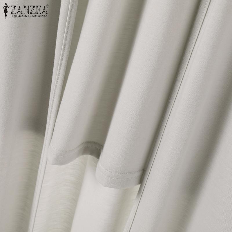 ZANZEA Женский летний костюм, комплект из брюк, майки и кардигана, повседневная одежда