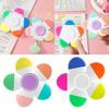 5-in-1 Fluorescent Pen Rotating Graffiti Painting Pen Creative Mini Highlighter Pen  Gift