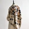 Scarf Women's Imitation Cashmere Double-sided Warm Shawl Multi-colored Love Scarf High-end Sense Fashion Versatile