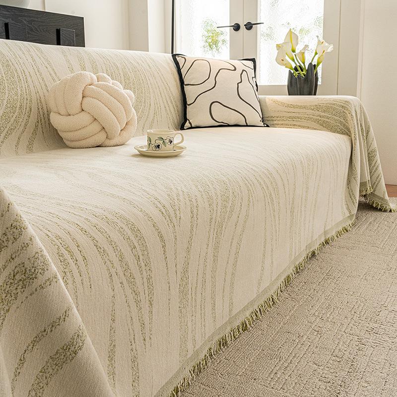 Reversible Sofa Cover With Plush One Side, Fitted Couch Cover And Snug Sofa Slipcover For 2-3 Seater Sofas