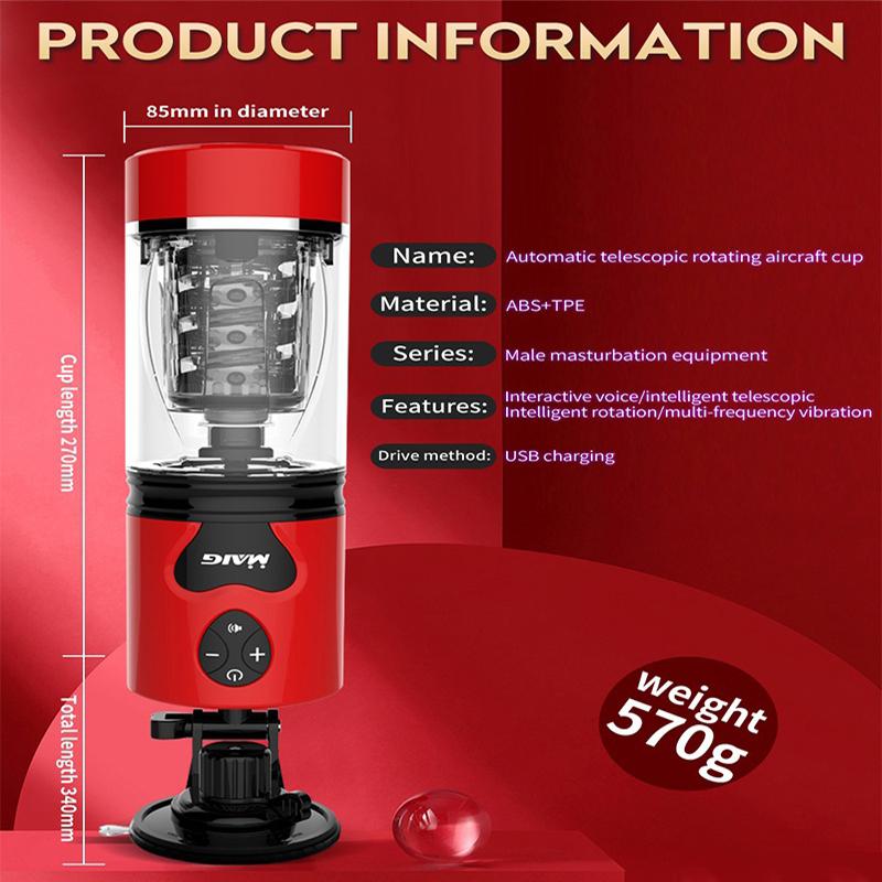 Мужской мастурбатор, автоматическое телескопическое вращение, настоящая вагина, чашка для голосовой мастурбации для мужчин, карманная киска, сильные секс-игрушки