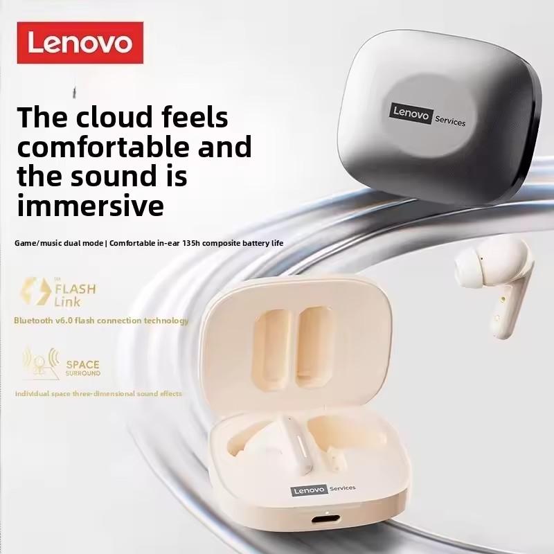 Lenovo LE209 Беспроводные Bluetooth-наушники с шумоподавлением, спортивные наушники, долгое время работы от аккумулятора, гарнитура с микрофоном