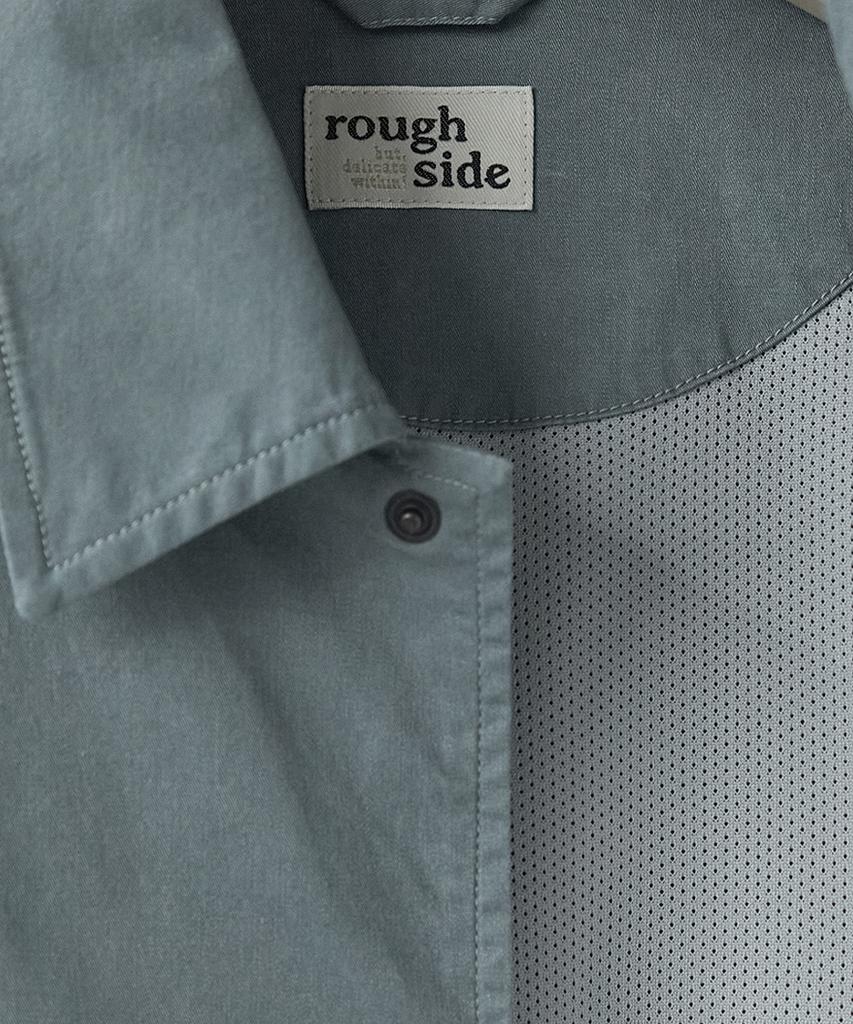 Roughside Convert Coach Jacket Fog Blue