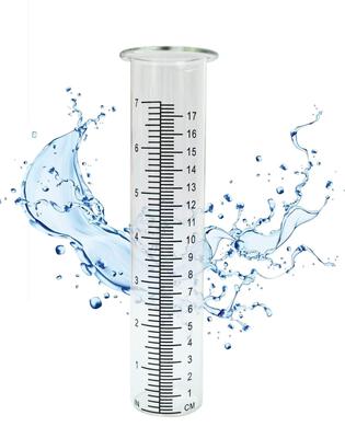 Прозрачный пластиковый уличный дождемер, ударопрочная и устойчивая к поломкам конструкция