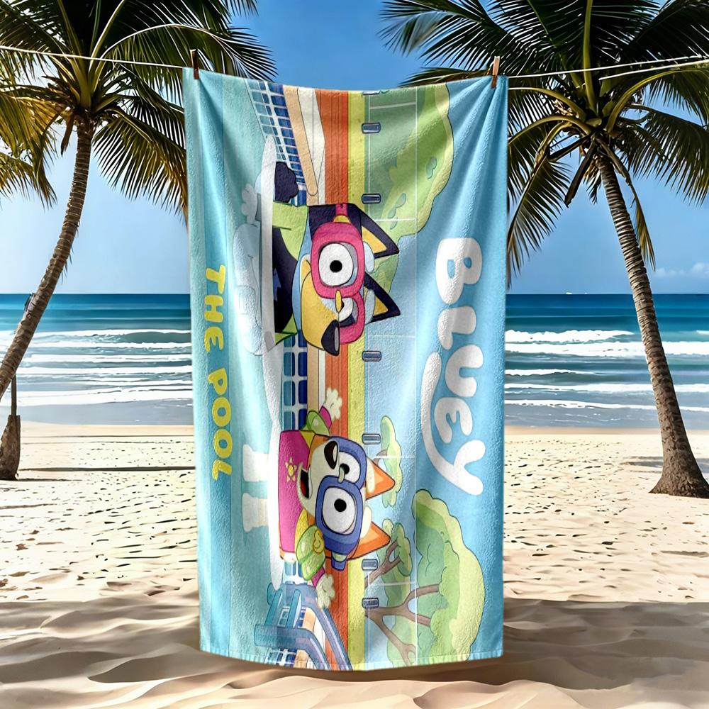 Bruy2 Beach Towel High Absorbency & Quick-Dry Comfortable Lightweight Suitable for Sports, Travel, Swimming, Yoga, Bathroom, Beach, And Pool