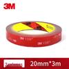 20mm x 3m grey 80μm double-sided foam tape (2 rolls)