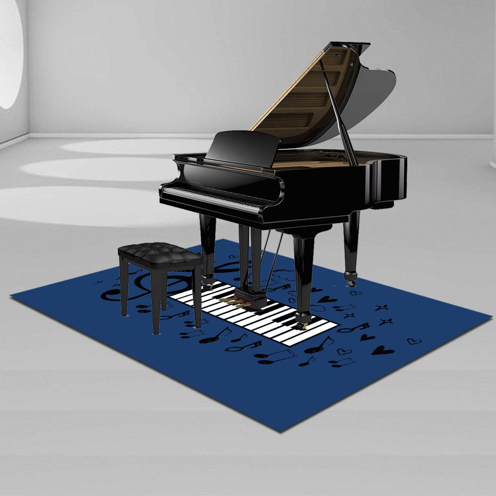 Square Piano Carpet Giveaway Floor Mat Musical Instrument Promotional Item Qin Shop Gift Company Quick Manufacturing