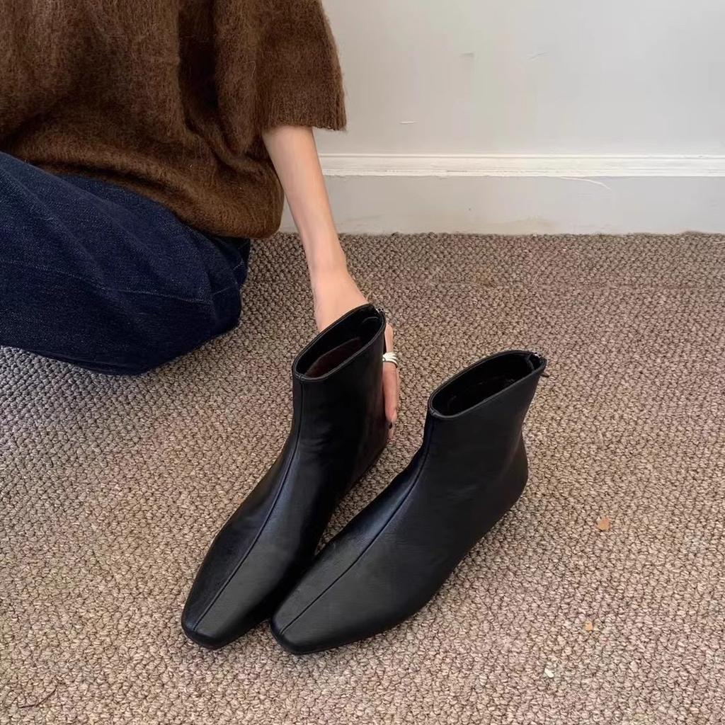 Винтажные замшевые женские эластичные облегающие полусапожки, повседневная обувь на низком каблуке, осенние женские туфли для вечеринок, современные ботильоны, новые