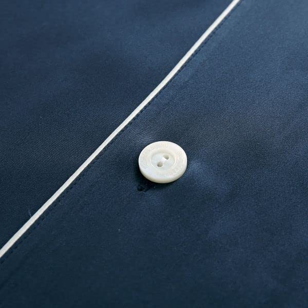 Wacoal Шелковая атласная рубашка Шелковая мужская пижама, 100% (Темно-синий, Большой)