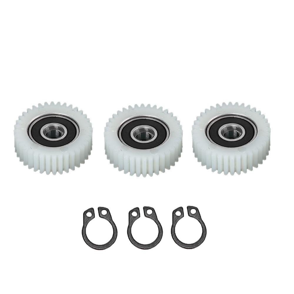 3Pcs Nylon E-Bike Motor Gear 38mm Electrical Motor Gear Durable Motor Clutch Gear Motor Assembly