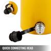 30Ton 4 Inch Stroke Hollow Hydraulic Cylinder Jack 66000LBS Lift Cylinder Industrial Durable Automotive Body Bending