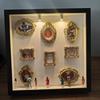 DIY Mini Museum Silhouette Box with Light Custom Photo Memory Display Case Personalized DIY Shadow Box Frame Kit with Mini Frames for Anniversary Home