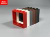 Нетоксичные кубики Moc Рама двери Стеклянное окно 1X4X3 60594 60603 DIY Архитектура Строительные блоки для дома Игрушки Дети Пластиковые куклы