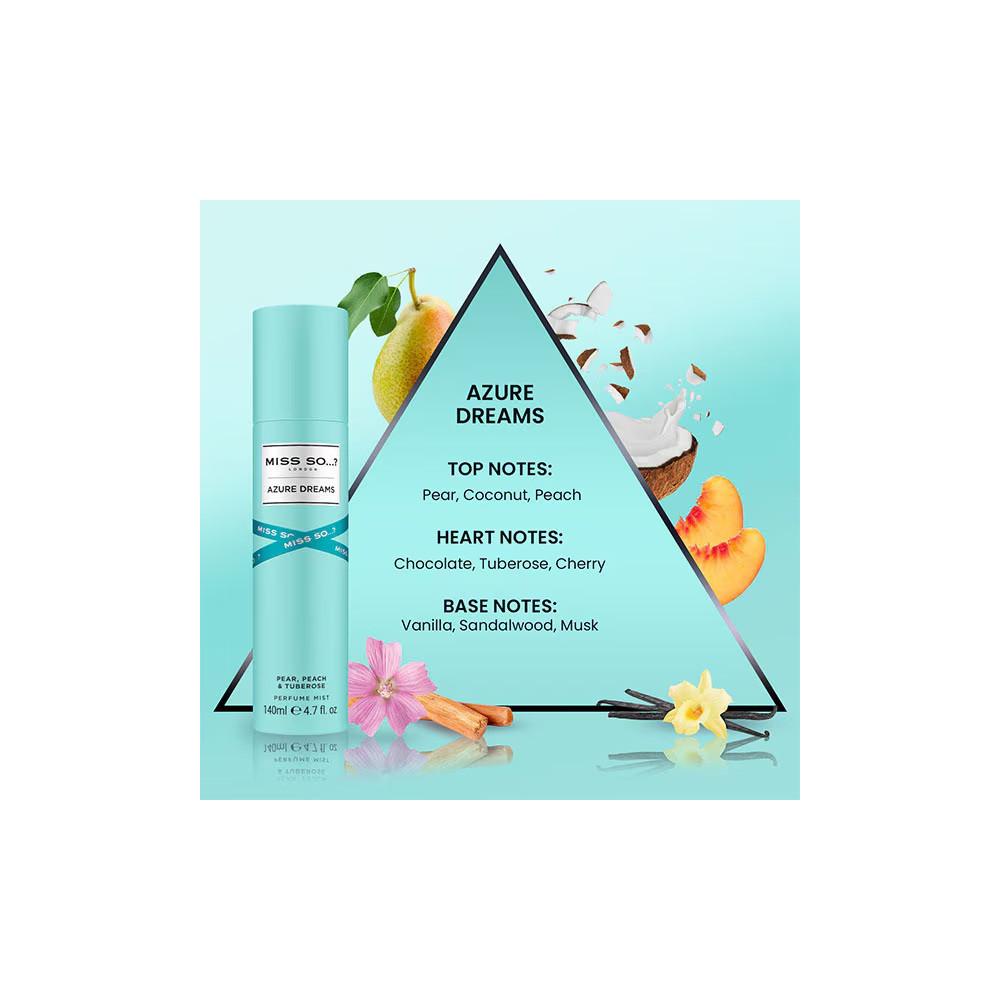 Miss So - Body Mist - Azure Dreams 140ml -