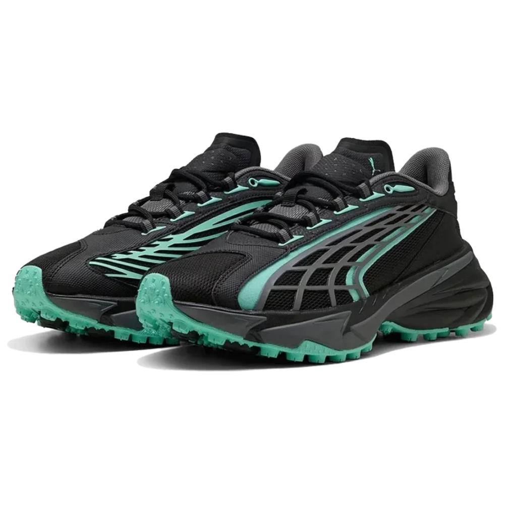 Men's Sneakers PUMA Spirex Running Shoes Men's Low-top Black