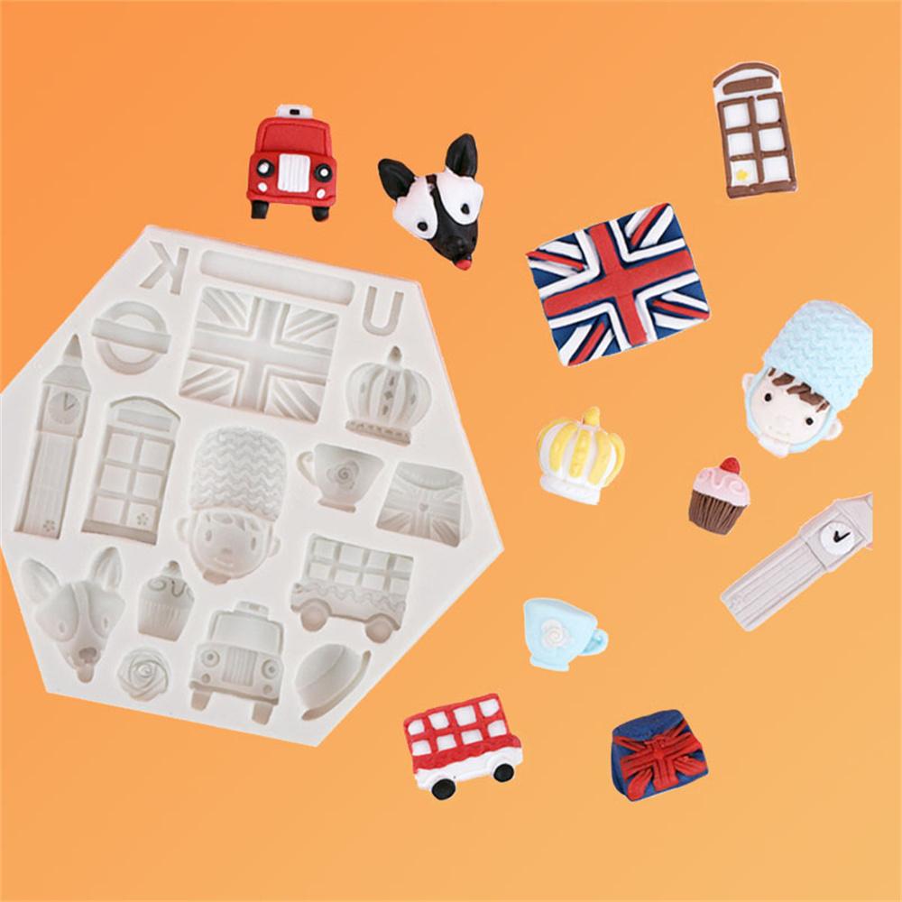 Солдатский дизайн, силиконовая форма, форма для украшения торта, сахарная резинка, инструмент для пасты, 3D форма для шоколадного мусса