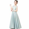 Long Dress for Kids Piano Formal Plain Junior High [LIANFOR] Girls, Recital, Children's Dress, Satin, Elegant, Junior, School, Invitation, Concert,