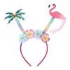 Tropical Summer Headwear Luau Palm Antler Headband Party Costume Stall Pedlar Supply for Picnic Pool Parties