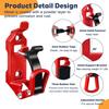 Shovel Mount for Roof Rack,Metal Rubber Clamp Quick Release Tool Mounting Bracket Kit,Shovel Axe Holder for Truck,Overlanding Gear,Boat,Off-Road Roof