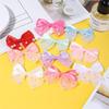 Double Pin Bow Nails Pearl Mesh Headgear Bags Shoes And Socks Accessories Mini Bow Accessories
