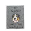 Great Swiss Mountain Dog, Greater Swiss Mountain Dog - Dog passport case, document case, gift for the traveller from the Art-Dog brand