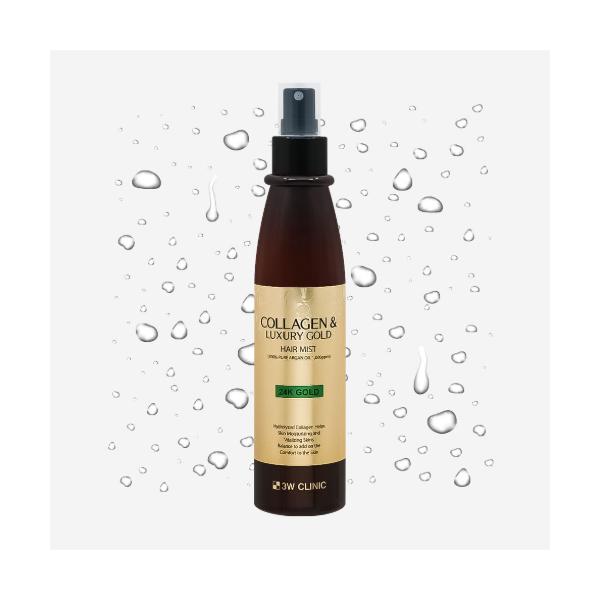 3w Clinic Коллаген и Роскошное Золото Комплексный Уход (Шампунь, Гель для душа, Лосьон для тела, Эссенция для волос, Мист для волос, Ампула для волос) (20 вариантов)