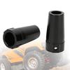 2pcs Aluminum Alloy Rear Axles Bushing Accessory Fit for Wraith AX90018 90020 1 10 RC CarBlack