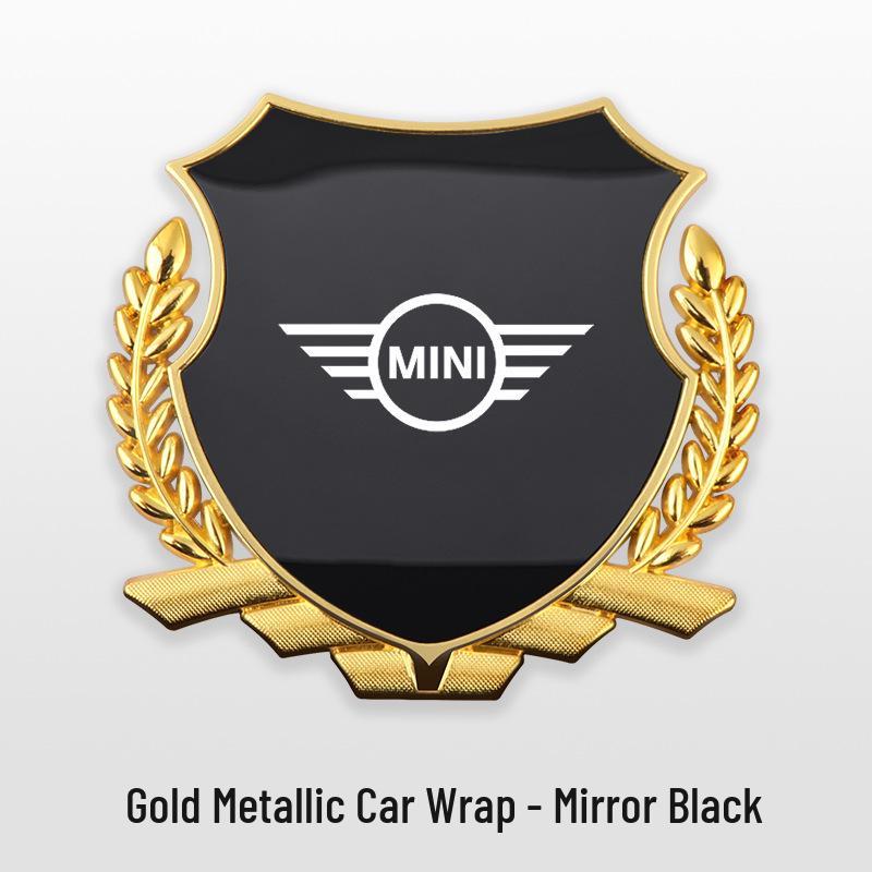 Наклейка-эмблема на крыло BMW MINI COOPER 'Колос': Металлическое декоративное покрытие кузова для моделей F55/F56