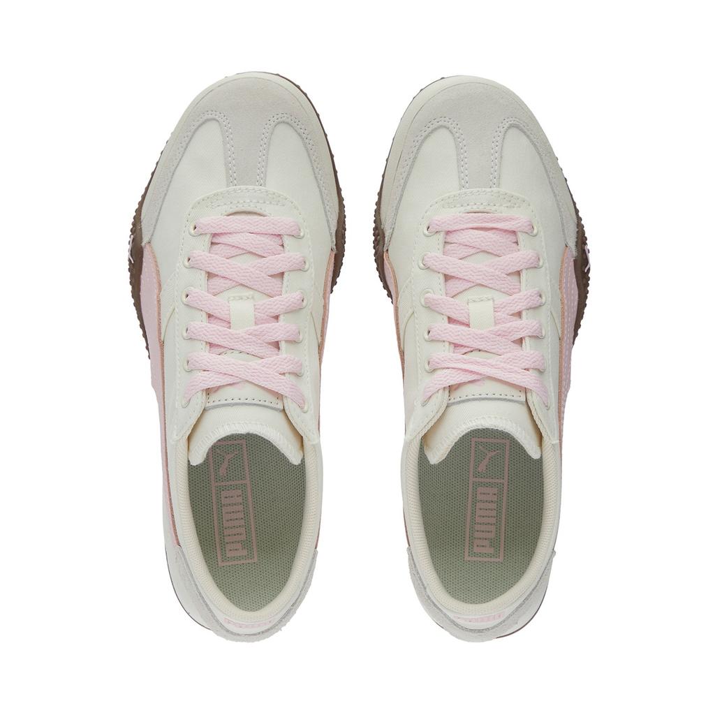 PUMA Bella UT Wear resistant And Lightweight Low top Casual Shoes Unisex White Pink 403492-02