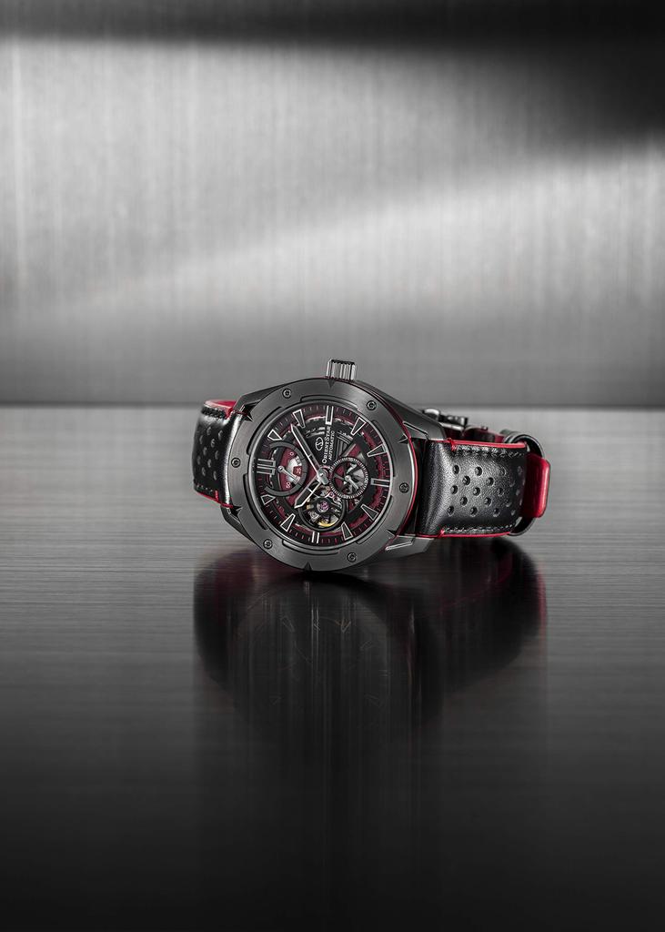 ORIENT STAR RK-AV0A03B Automatic Avant-Garde Skeleton Black Open Heart