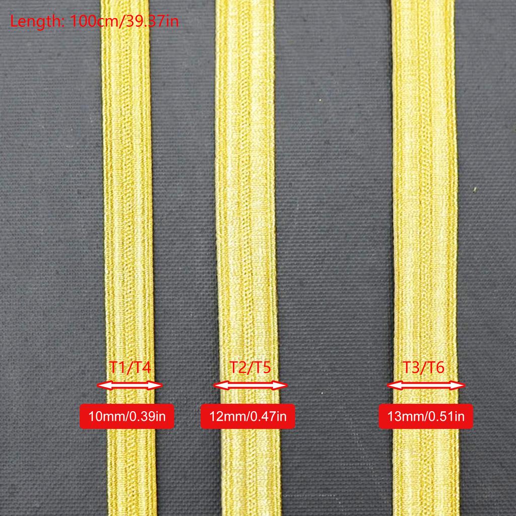 Gold And Silver Thread Apparel Trim Ribbon Binding Solid Color Sewing Tape Baby Clothing Accessory