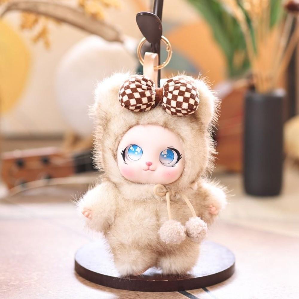 Ornaments Rabbit Doll Figures Leopard Print Bunny Plush Doll Pendant Car Decor
