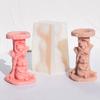 3D Формы для свечей в виде медведя, Формы из силикона в виде дерева и пещеры с медведем, Формы для литья, Формы для выпечки, Формы для гипса, Формы для изготовления свечей