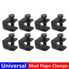 8 шт. универсальные автомобильные брызговики, крепежные черные зажимы UC, брызговики для автомобиля, авто с фланцем крыла