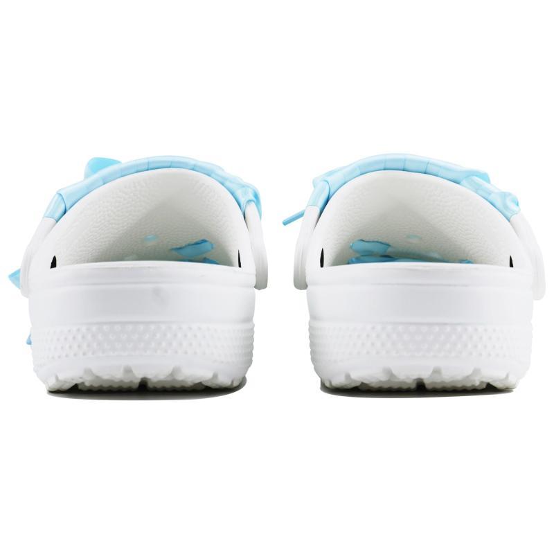 Crocs Классические клоги SDS Sweet Dream Ballet EVA Sweet Girl Милые Мультяшные Домашние Повседневные Пляжные Туфли с Отверстиями Унисекс Белые