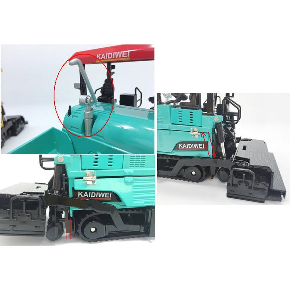 Масштаб 1/40, сплав, литье под давлением, асфальтоукладчик, асфальтоукладчик, дорожно-строительная машина, игрушки, инженерная модель автомобиля, украшение, детские игрушки