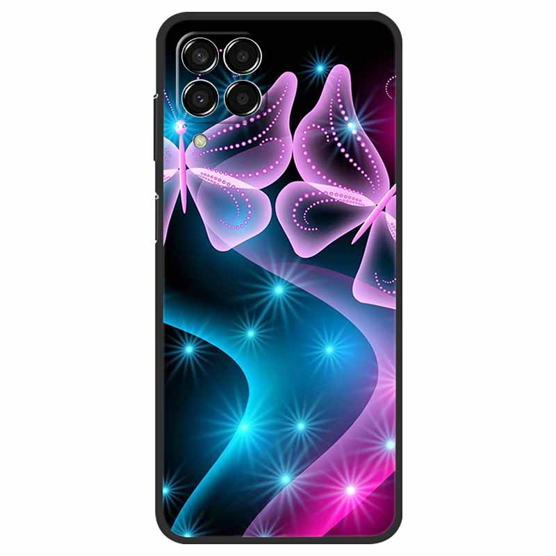Чехол для Samsung Galaxy M33 / M53 Мраморный Мягкий Силиконовый Задний Чехол для Samsung M53 2022 Fundas Чехол M 33 53 5G Чехол для Телефона Coque