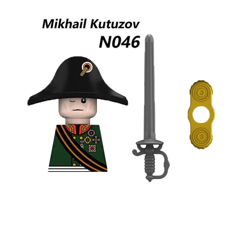 Средневековые солдаты Наполеоновских войн Фигурки Военные MOC Строительные блоки Рыцари Британские Французские Фузилеры Винтовки Оружие Детская игрушка D128